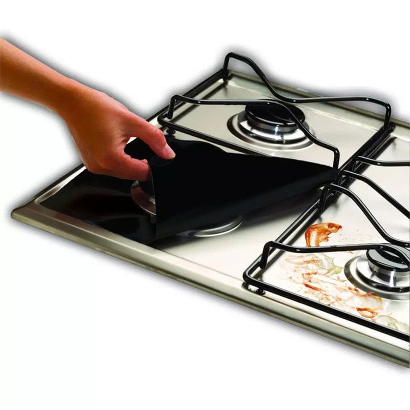 1/4PC  Cover Liner Gas Stove Protector