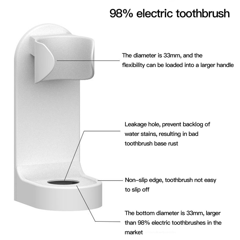 1PC Toothbrush Stand Rack/ Wall-Mounted Organiser