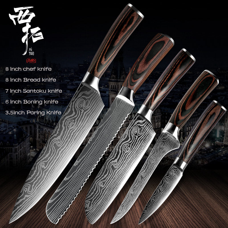 XITUO 1-10 pcs Japanese Knife Set