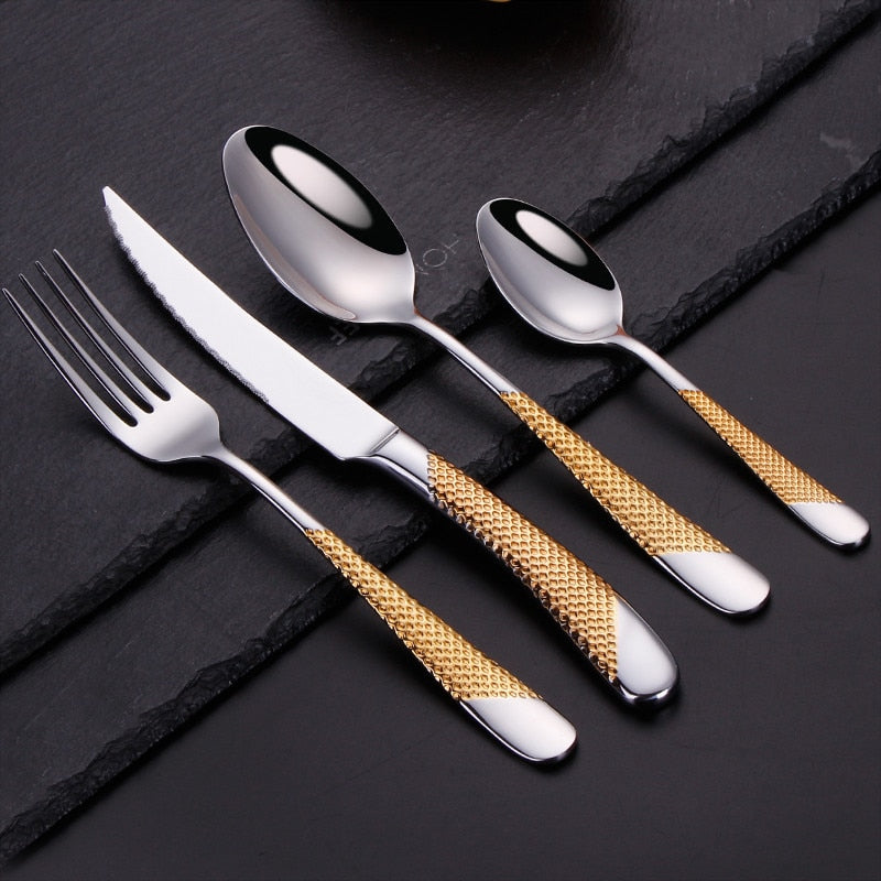 Luxury Kitchen Tableware Cutlery Set