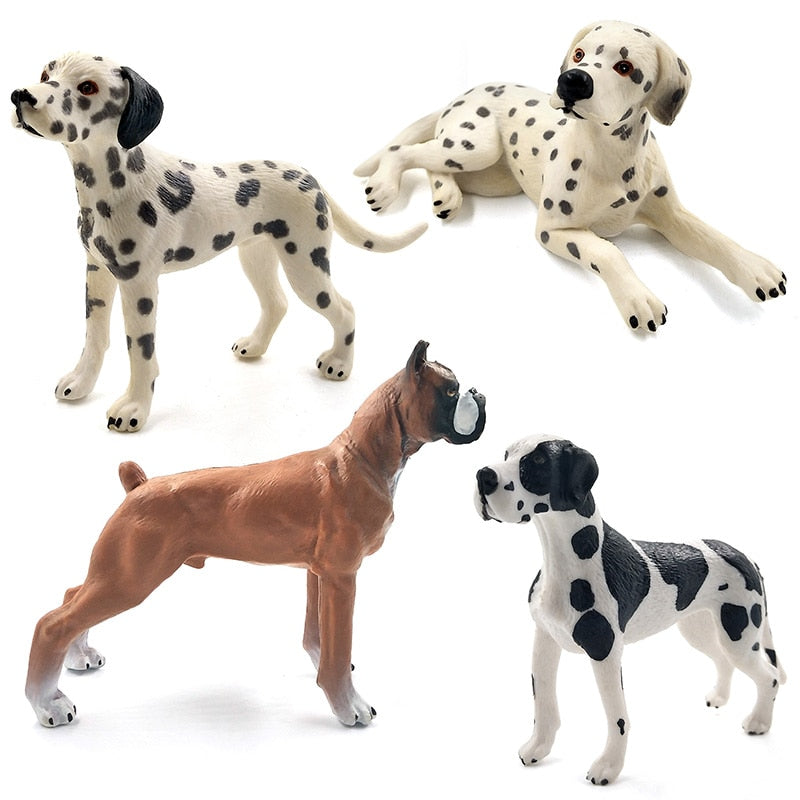 Unique Dalmatian Bull Terrier Labrador dog figurines