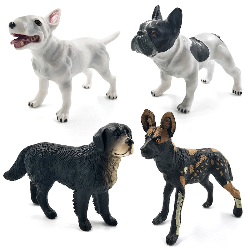 Unique Dalmatian Bull Terrier Labrador dog figurines