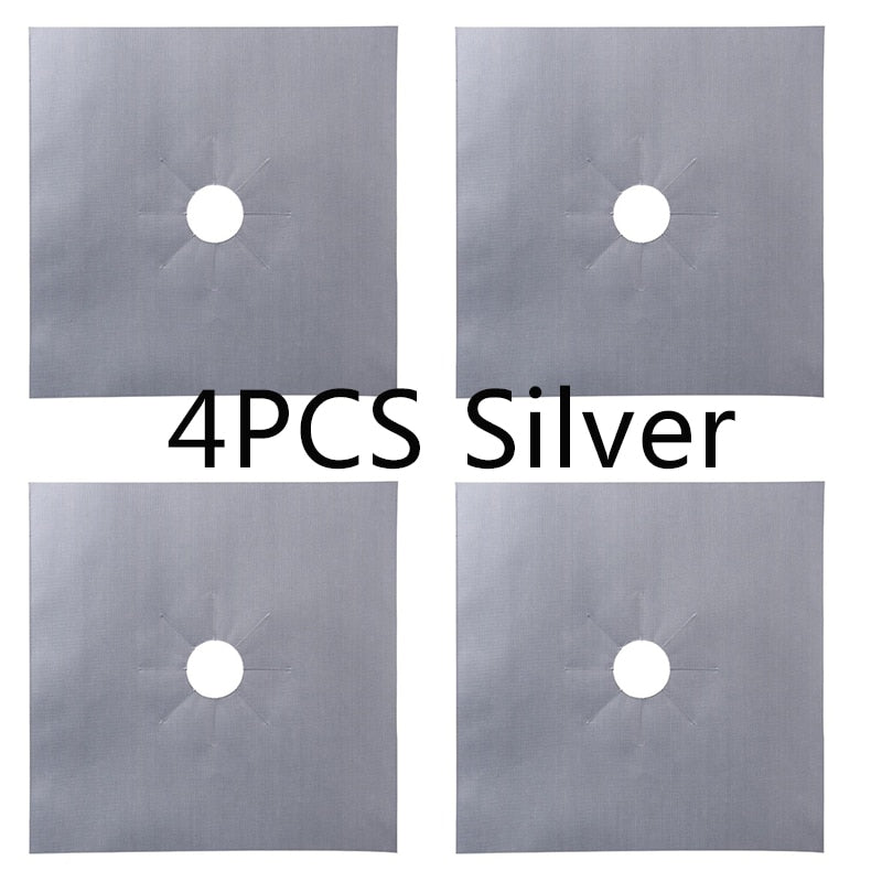 1/4PC  Cover Liner Gas Stove Protector