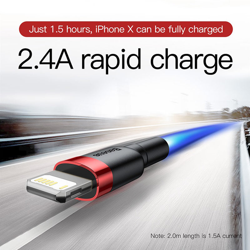 Baseus 2.4 USB Fast Charging Cable for iPhone