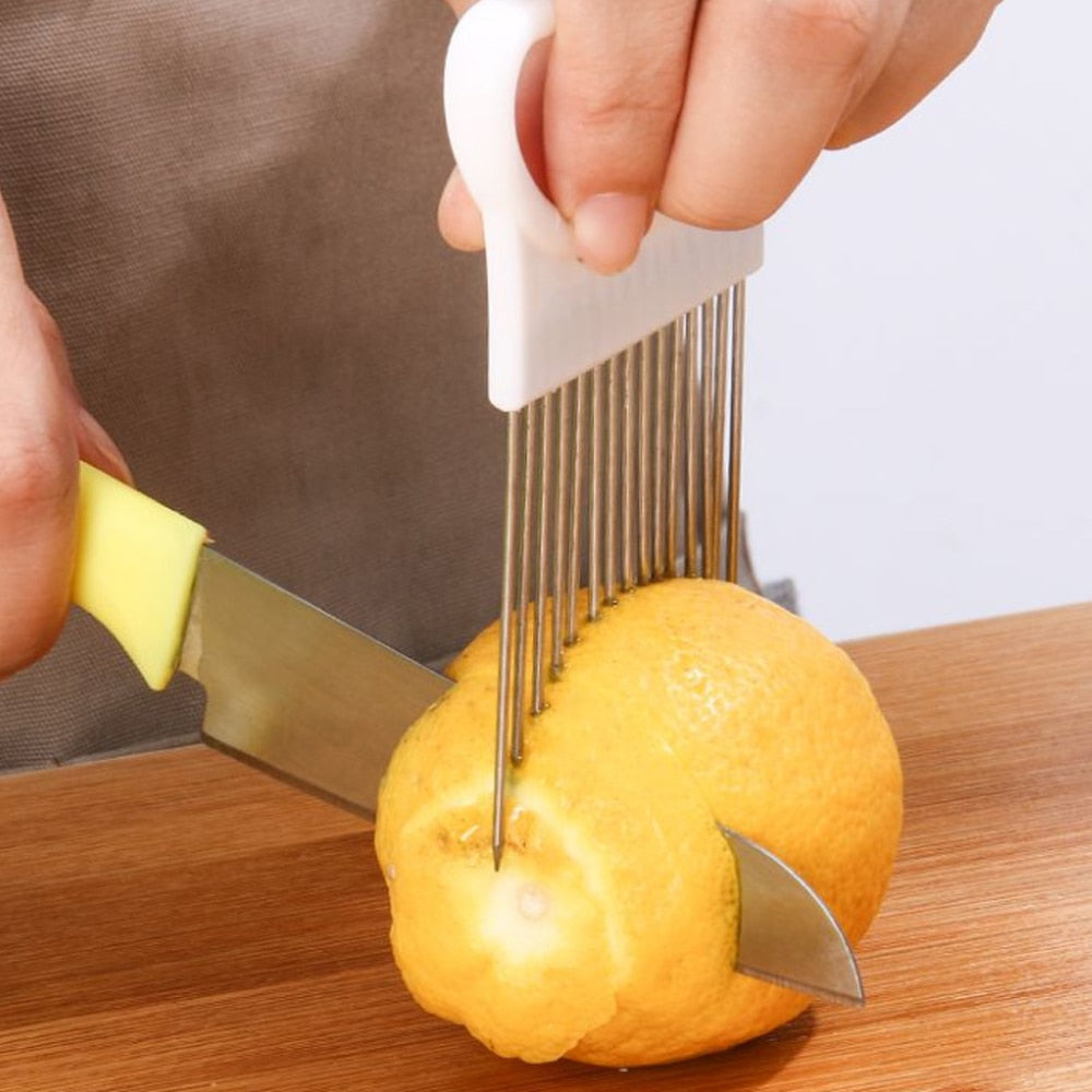 Stainless Steel Vegetable Fruit Cutting Holder