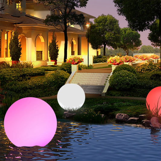 BORUiT RGB LED Waterproof Garden Ball Light