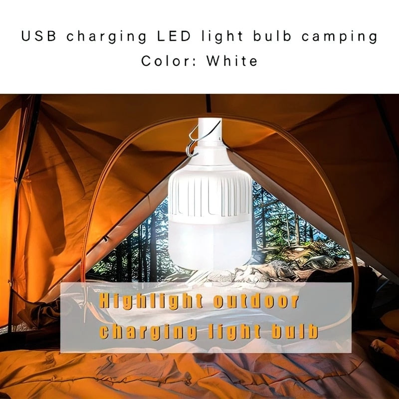 180W Portable Tent USB LED Battery Lantern