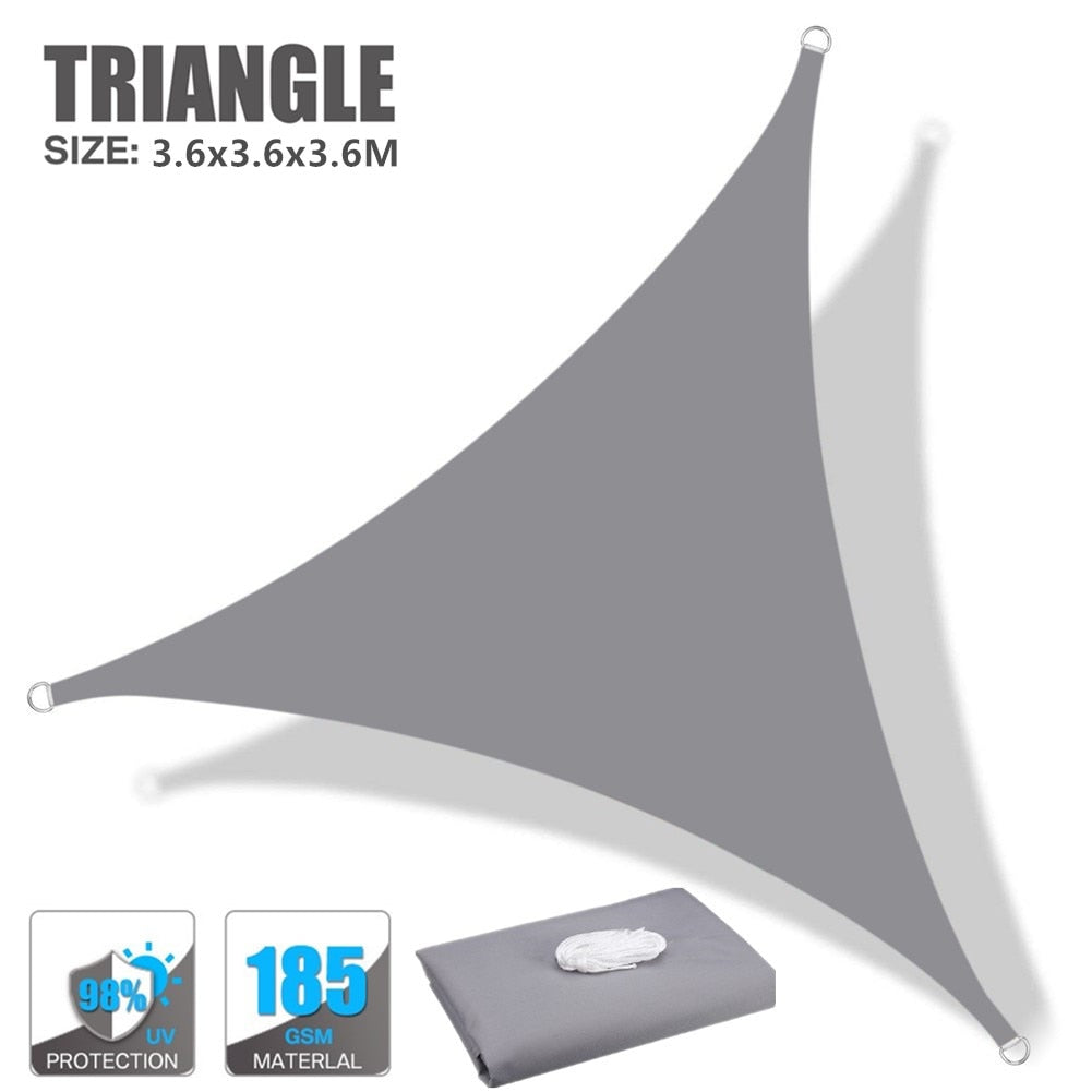 160GSM Waterproof Awning Sunshade Sail