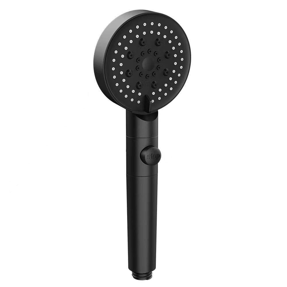 6 Modes, Head Adjustable, High Pressure, Water Saving, One-key Stop, Water Massage Shower Head