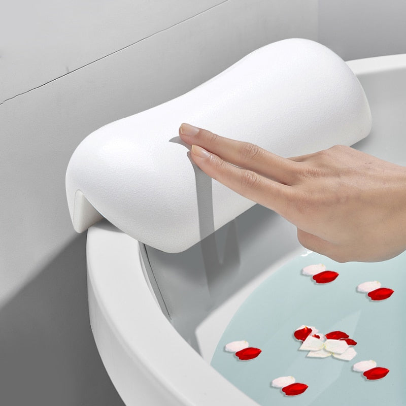 SPA Soft, Non-slip, Suction cups Bathtub Headrest