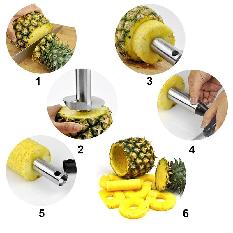 Pineapple Stainless Steel Knife Gadget