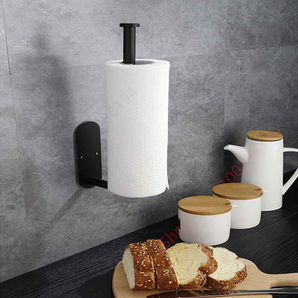 Wall Mount, Toilet Towel, Toilet Paper, Kitchen Roll Napkin Rack